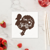 Ik ben een Thanksgiving van de grappige. Servetten (Insitu)