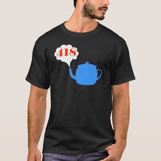 Ik ben een theepot t-shirt (Voorkant)