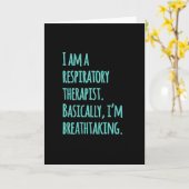 Ik ben een therapist voor de luchtwegen kaart (Gele Bloem)