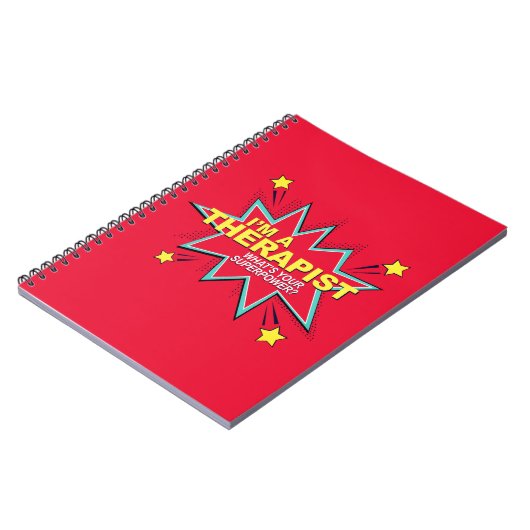 IK BEN EEN THERAPIST WAT JE SUPERPOWER IS NOTITIEBOEK (Linkerzijde)