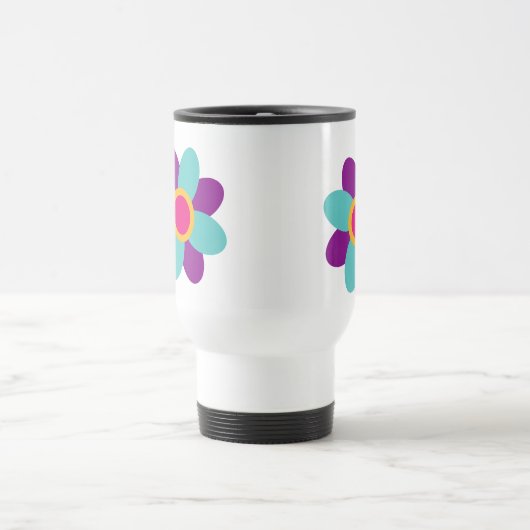 Ik ben een Thriver-bloem! Reisbeker (Center)