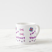 Ik ben een Thriver! Espresso Kop (Voorkant rechts)