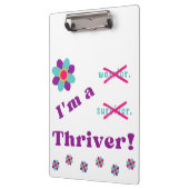 Ik ben een Thriver! Klembord (Links)