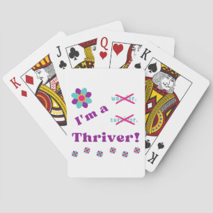 Ik ben een Thriver! Pokerkaarten