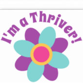 Ik ben een Thriver! Sticker (Voorkant)