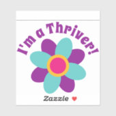 Ik ben een Thriver! Sticker (Vel)