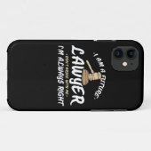 Ik ben een toekomstige advocaat Case-Mate iPhone case (Achterkant (horizontaal))