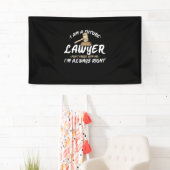 Ik ben een toekomstige advocaat spandoek (Insitu)