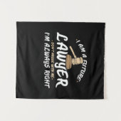 Ik Ben Een Toekomstige Advocaat Wandkleed (Voorkant (horizontaal))