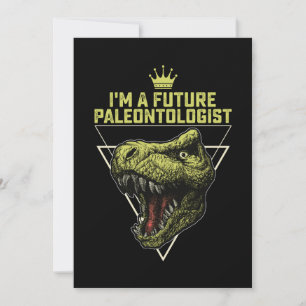 Ik ben een toekomstige paleontoloog dinosaurus kaart