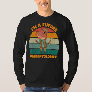 Ik ben een toekomstige paleontoloog Retro Paleonto T-shirt