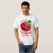 Ik ben een tomatenkostuum Halloween Fruit Red, Fun T-shirt (Voorkant volledig)