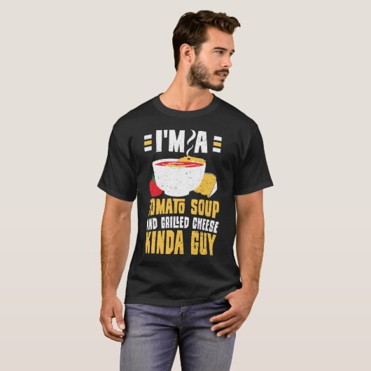 Ik ben een tomatensoep en een grilledige kinda ven t-shirt (Voorkant volledig)