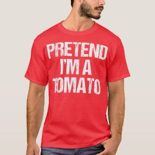 Ik ben een Tomato Costume Funny Lazy Halloween T-shirt