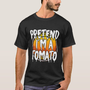Ik ben een Tomato Funny Lazy Halloween Costume T-shirt