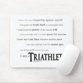 Ik ben een Triatlete Muismat (Met muis)