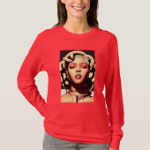 Ik ben een Tribe die koningin heet T-shirt (Voorkant)