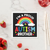 Ik ben een trots autisme Brother Autism Awareness  Servet (Insitu)