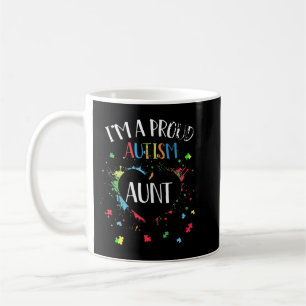 Ik ben een trots autisme tante Autism Awareness T- Koffiemok