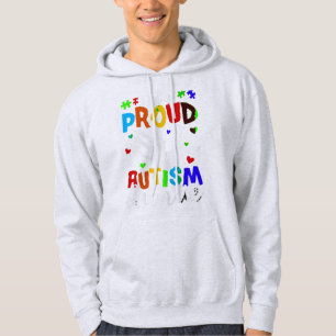 Ik ben een trots autisme tante T-Shirt. Funny Auti Hoodie