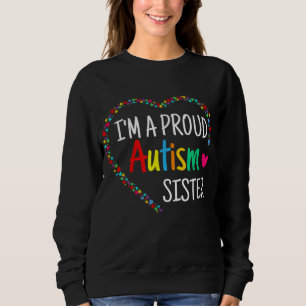 Ik ben een trots autisme zuster Girls Gifts Autism Trui