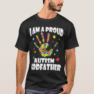 Ik ben een trots autistisch godfather-liefdesonder t-shirt