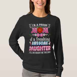 Ik ben een trots mam van een Geweldige feestdochte T-shirt