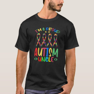 Ik ben een trots oom Autism Awareness Warrior Auti T-shirt