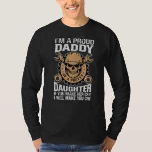 Ik ben een trots papa van een dochter - Mechanisc T-shirt