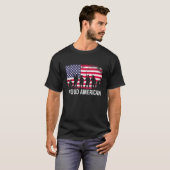 Ik ben een trotse Amerikaan en Patriot T-shirt (Voorkant volledig)
