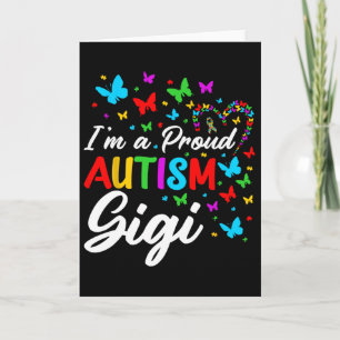 Ik ben een trotse autisme Gigi autisme awareness l Kaart