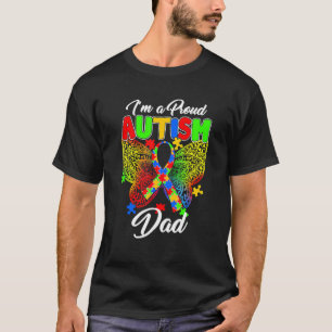 Ik ben een trotse autisme papa  Autisme bewustzijn T-shirt