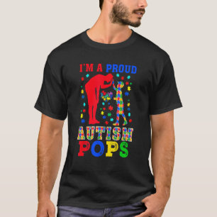 Ik ben een trotse autisme-papa, trotse stukken puz t-shirt