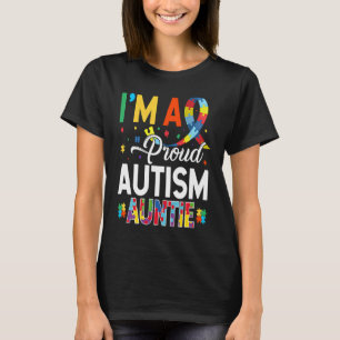 Ik ben een trotse autisme tante die overeenkomt me t-shirt