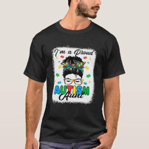 Ik ben een trotse autisme-tante liefde hart autism t-shirt