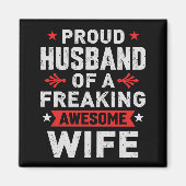 Ik ben een trotse echtgenoot van een geweldige vro magneet (Voorkant)