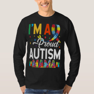 Ik ben een trotse mama die autisme matcht t-shirt