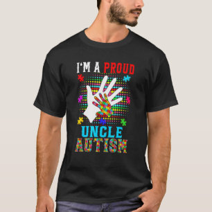 Ik ben een trotse oom Autisme Trotse Familie Autis T-shirt