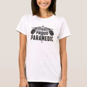 Ik ben een Trotse Paramedische Ambulance EMS EMT M T-shirt