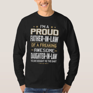 Ik ben een trotse schoonvader van een verdomde doc t-shirt