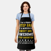Ik ben een trotse stiefvader van een heerlijke lie schort (Gedragen)