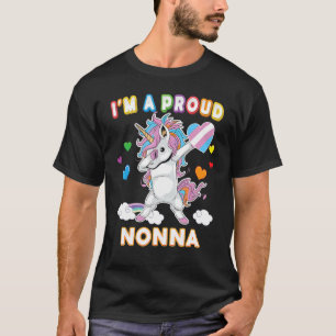 Ik ben een trotse transgender nonna LGBT Pride Dab T-shirt
