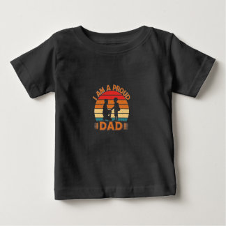 "Ik ben een trotse vader" baby-shirt