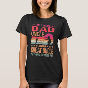 Ik ben een trotse vader oom en een geweldige oom n t-shirt