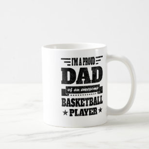 Ik ben een trotse vader van een Geweldige basketba Koffiemok