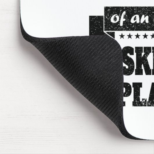 Ik ben een trotse vader van een Geweldige basketba Muismat (Hoek)