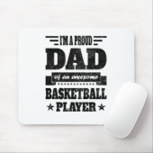 Ik ben een trotse vader van een Geweldige basketba Muismat (Met muis)