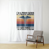 Ik ben een trotse vader van een Geweldige Micu Wandkleed (In situ)