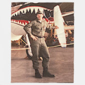 IK BEN EEN TROTSE VETERAAN FLEECE DEKEN (Voorkant)