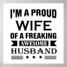 Ik ben een trotse vrouw van een geweldige man